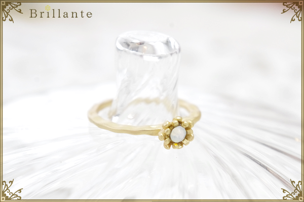 petit florence ring (LG-opal)の画像1枚目