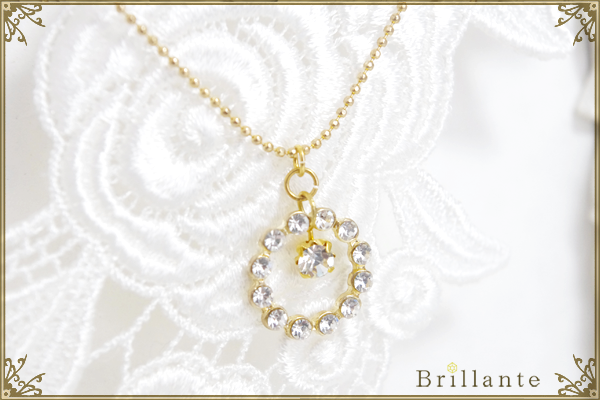 Julietta necklace(crystal)の画像1枚目