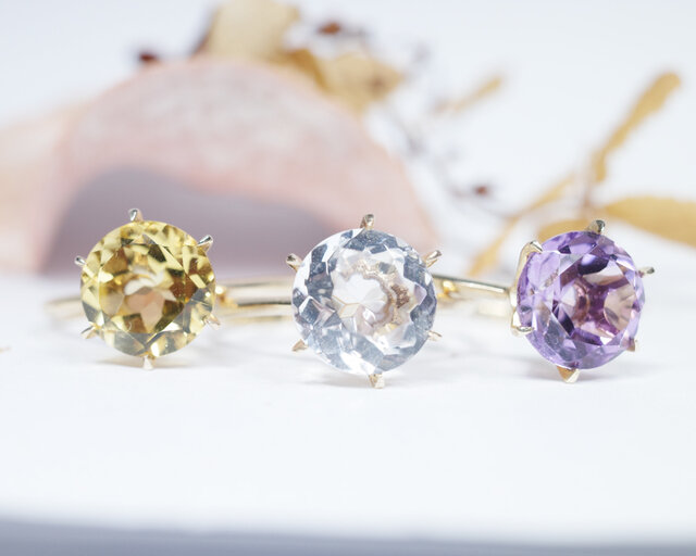 K10 クリスタル 水晶 リング BZ068-28 | iichi 日々の暮らしを心地よく