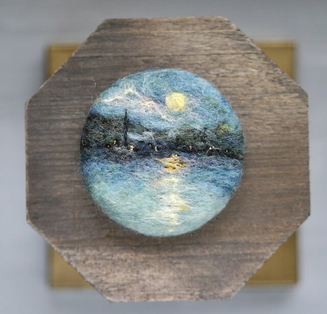 展示のみ】羊毛フェルト F.ZONARO 「moonlight 」 | iichi 日々の