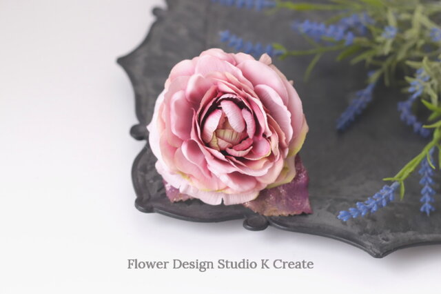 グラデ ションが綺麗なローズピンクの薔薇の髪飾り フラメンコ バレエ ダンス神飾り Iichi ハンドメイド クラフト作品 手仕事品の通販