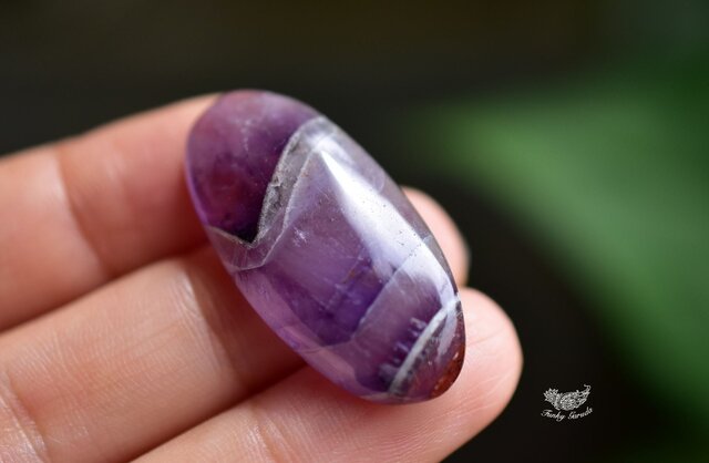 縞とグラデーション☆ケープアメジスト ルース ameg016 | iichi 日々の