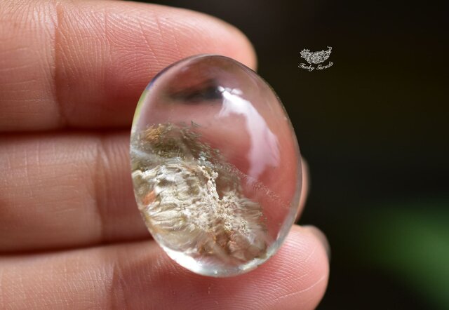 透明感と白い花☆ガーデンクォーツ ルース gar358 | iichi 日々の