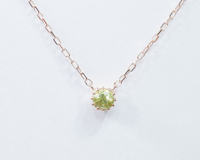 minはる★天然スフェーン★リング、ペンダントオーダー K10 スフェーン ネックレス ペンダント BZ081-28 | iichi 日々の暮らし