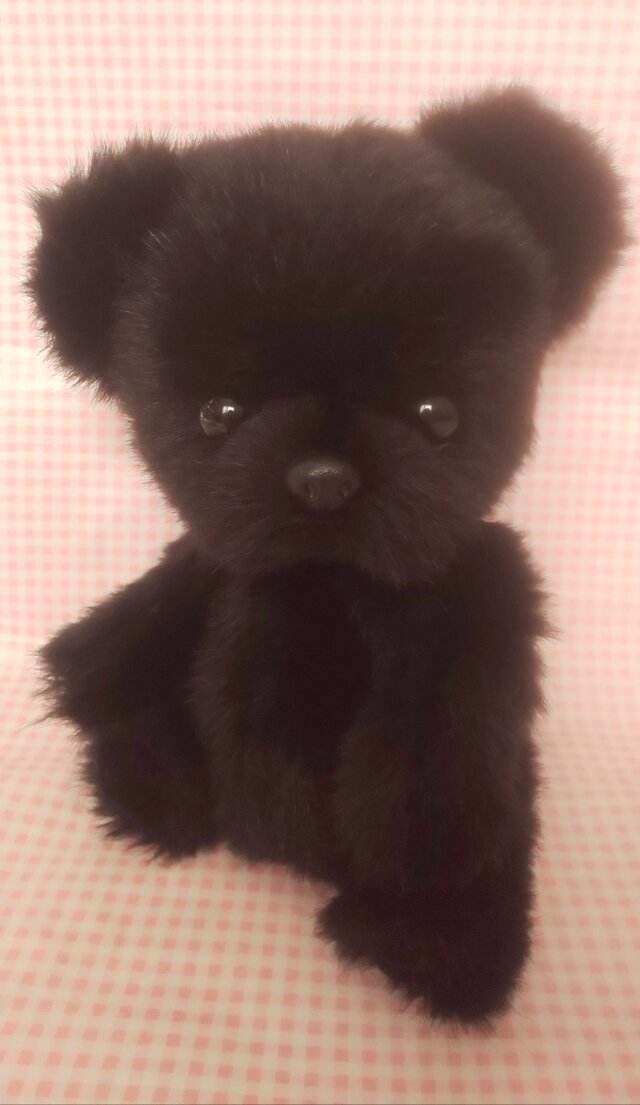 ふわふわぬいぐるみ☆ミルキーベア☆ブラック☆ゆめかわ