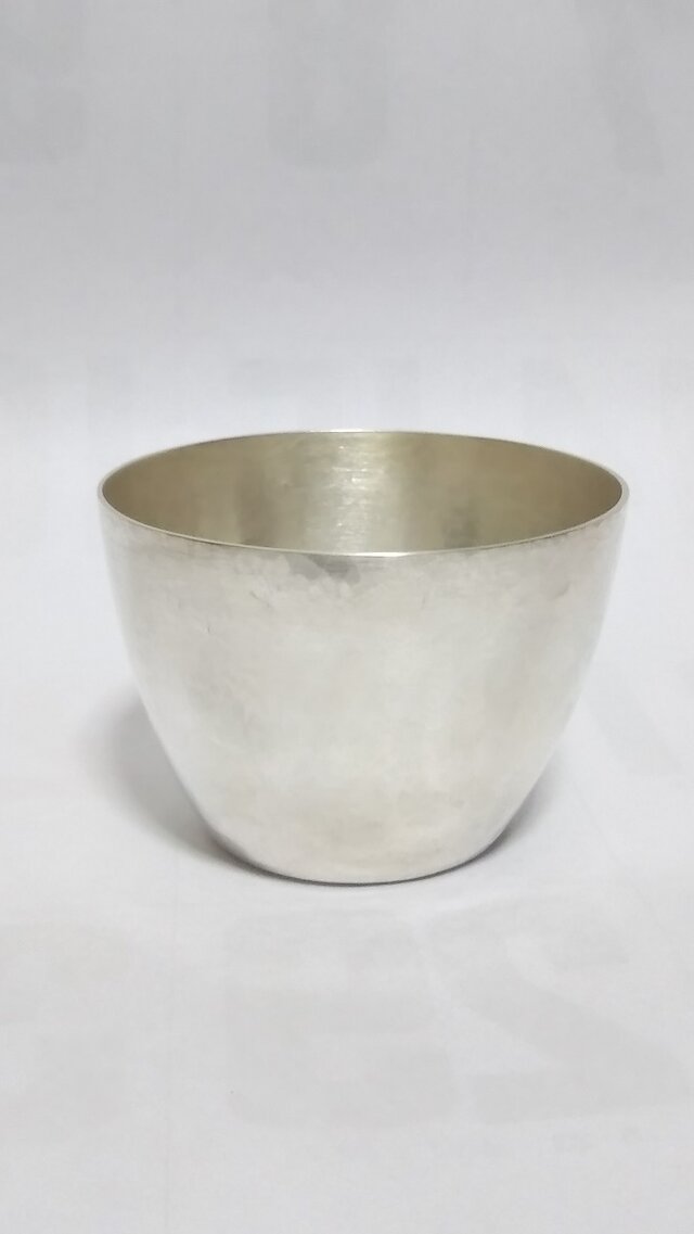 【オーダー制】純銀製鎚目お猪口　