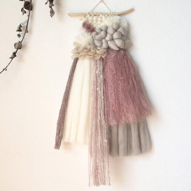 一点もの】ウィービングタペストリー 『smoky pink.』 | iichi 日々の 