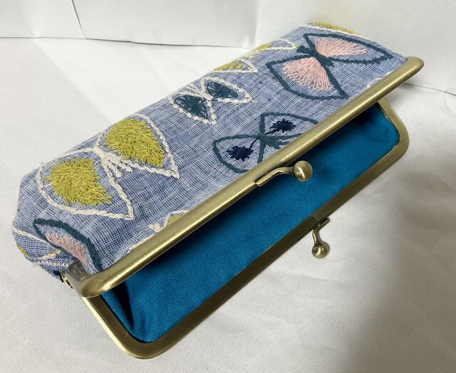 ミナペルホネン sky flower がま口ペン、メガネケース | iichi 日々の