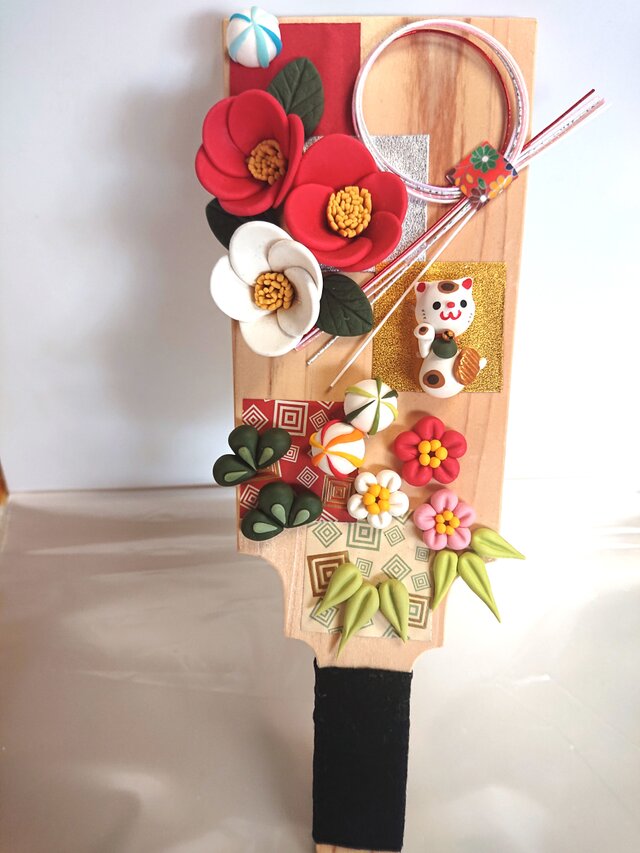 お正月飾り  羽子板