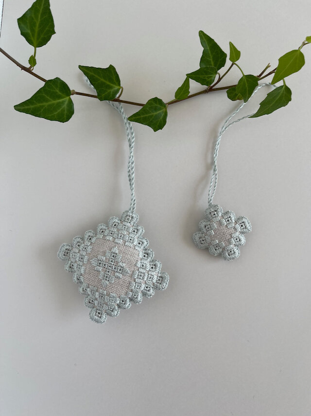 オーナメント - サシェ- 水色