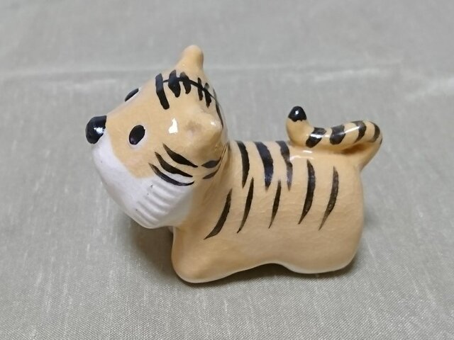 陶器の虎 イタリア製 虎の陶器 楽天市場】虎 置物（素材（インテリア）陶器