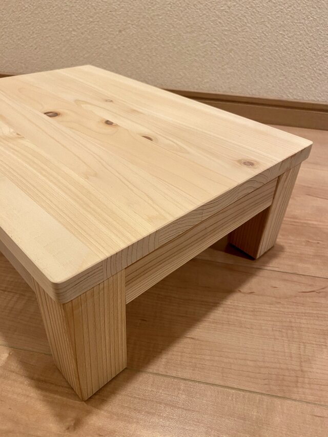 桧 ひのきのミニテーブル こども用 座卓 ローテーブル 木製 サイズ