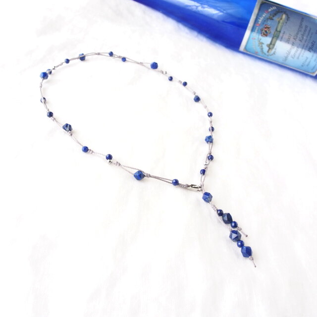 Spangled Short Necklace（ラピスラズリ）