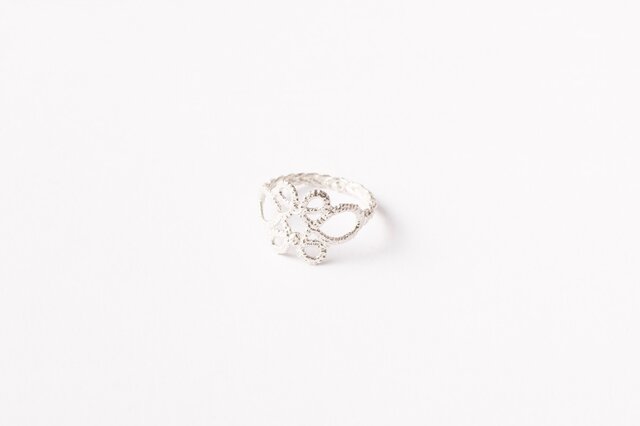 Lace Ring#1 Silverの画像1枚目
