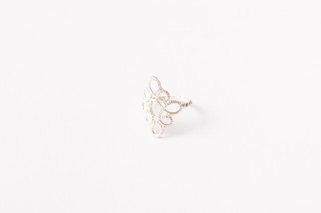 Lace Ring#2 Silverの画像1枚目
