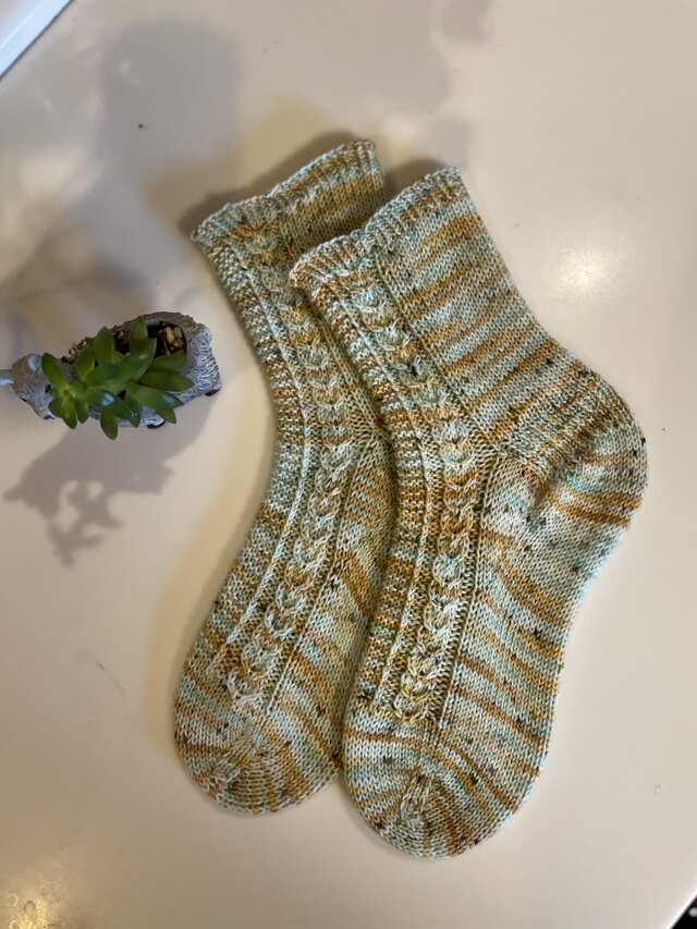 No.612手編み靴下　