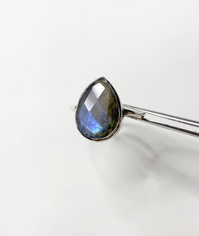 SV Labradorite drop リング/受注制作 | iichi 日々の暮らしを心地よく