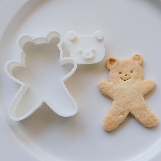 クマのクッキー型キーホルダー - 小物