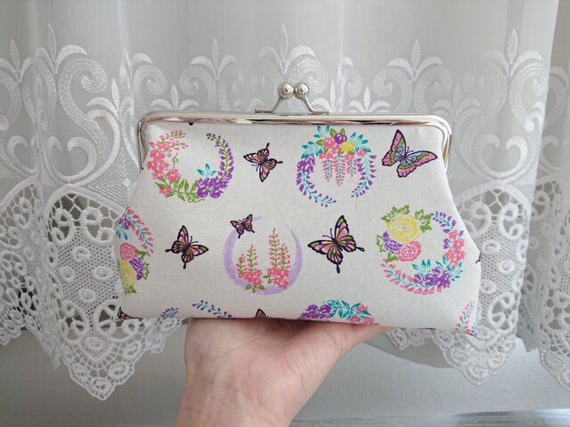 coach バタフライ　蝶々　がま口　ポーチ　ピンク coach バタフライ 蝶々 がま口 ポーチ ピンク coach バタフライ