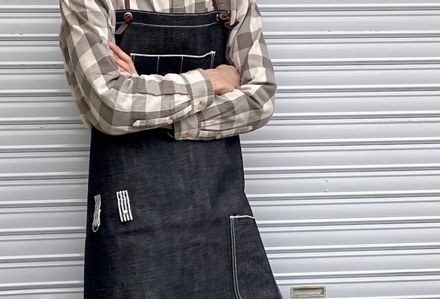 19oz・岡山セルビッチヘビーオンスデニム×イタリア本革/デニム好きの