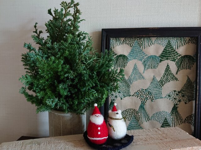 サンタだるまと白くまだるまのクリスマスセット | iichi 日々の