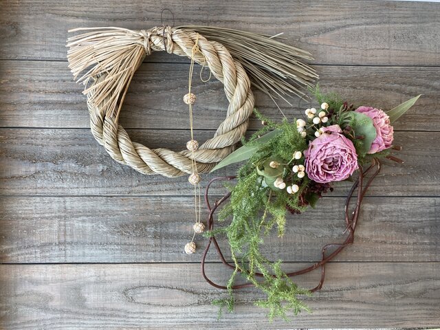 2way】お正月飾り2〜お正月の後はリースとして。。。 | iichi 日々の