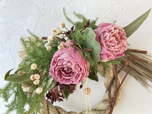 2way】お正月飾り2〜お正月の後はリースとして。。。 | iichi 日々の