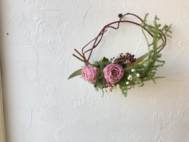 2way】お正月飾り2〜お正月の後はリースとして。。。 | iichi 日々の