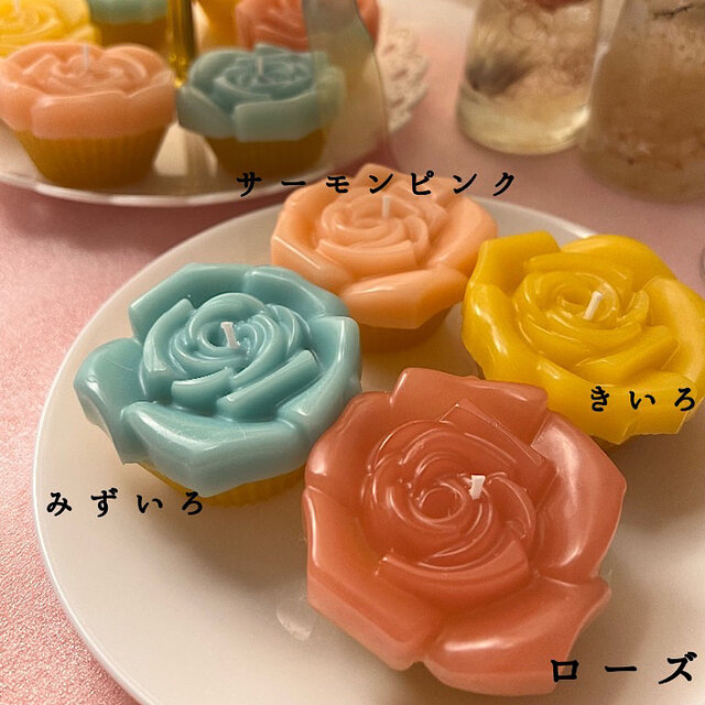 フラワーカップケーキ