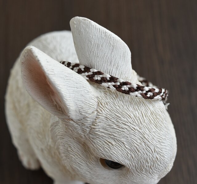 オブシディアンうさぎとフローライトブレスレット オブシディアンうさぎとフローライトブレスレット カットフローライト