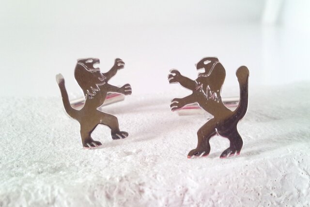百獣の王”ライオン”Silver カフスの画像1枚目