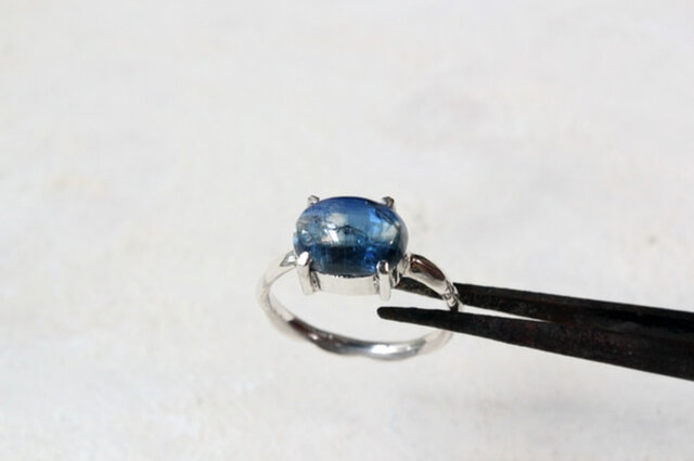 カイヤナイトのリング silver | iichi 日々の暮らしを心地よくする