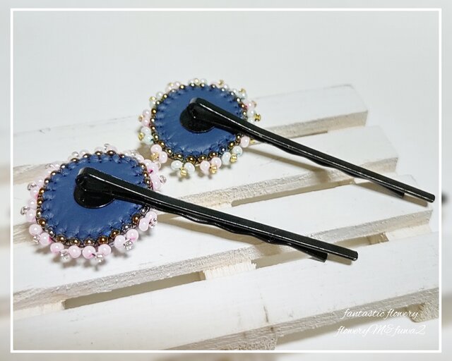 ハンドメイドぴん MY mama シルバー パッチンピン 全 2 サイズ □ 7cm 10cm