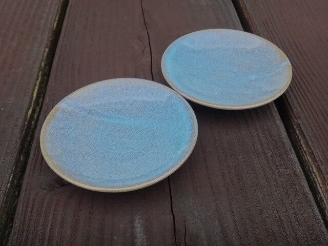 小皿 blue Ф110の画像1枚目
