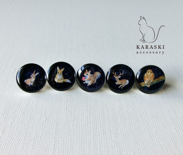 〈order〉ピンバッチ5個セットの画像1枚目