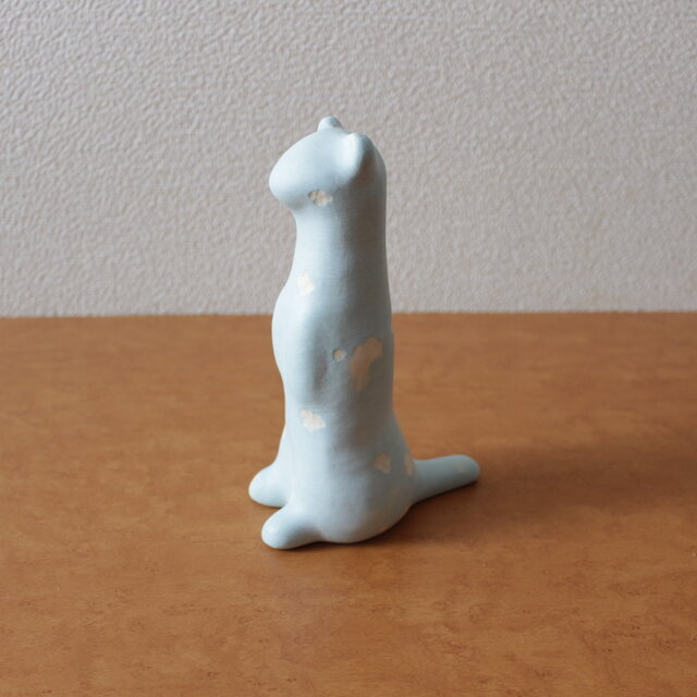 陶　彫刻　黄金律　エゾオコジョ　準絶滅危惧種　