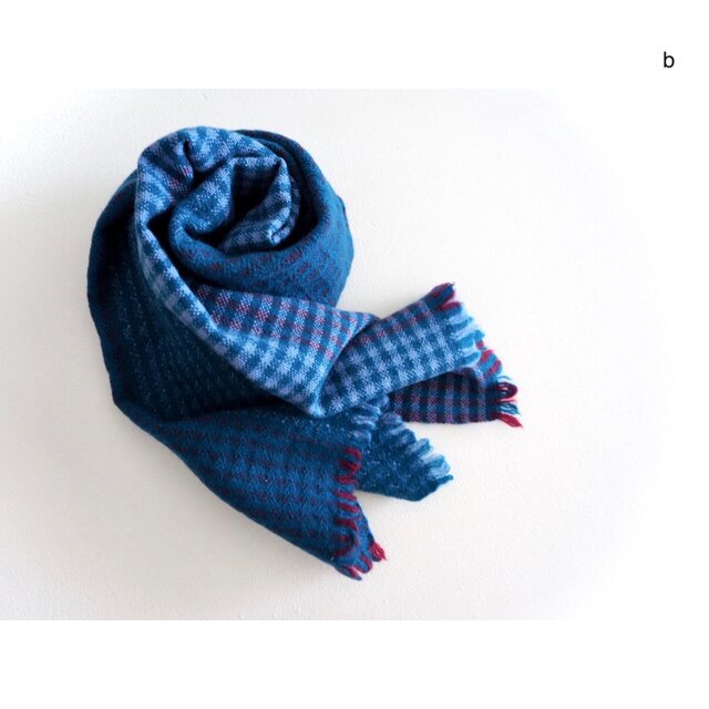 cashmere mini stole    - b -