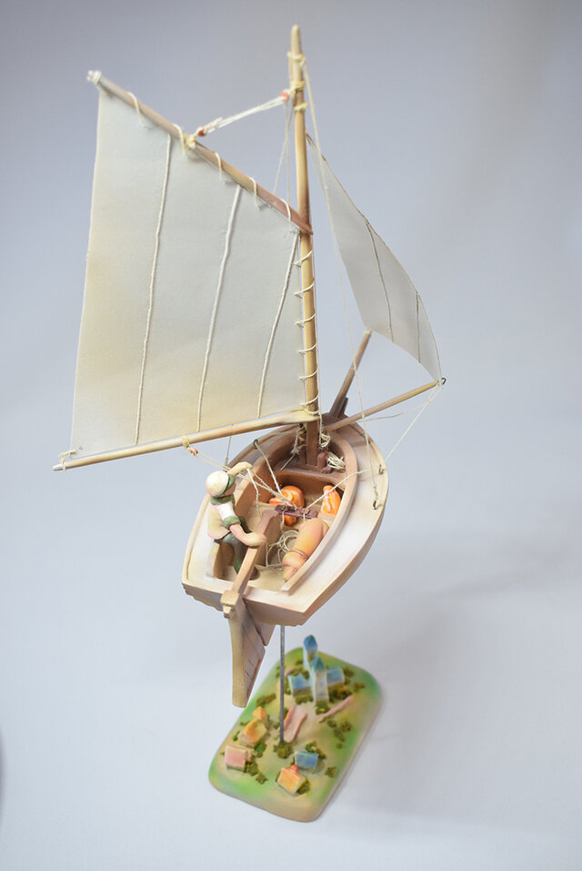 オブジェ Flying Dinghy ”追い風を受けて！” | iichi 日々の