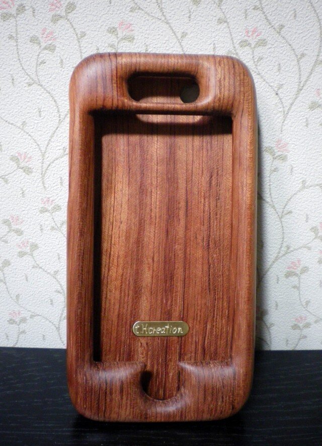 木製iPhoneケース（ブビンガ・フルカバー）