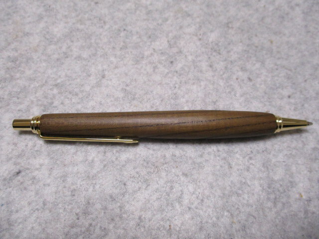 神代欅（ケヤキ） 縮み杢 鳥海山産 オイル仕上げ シャープペンシル(0.5