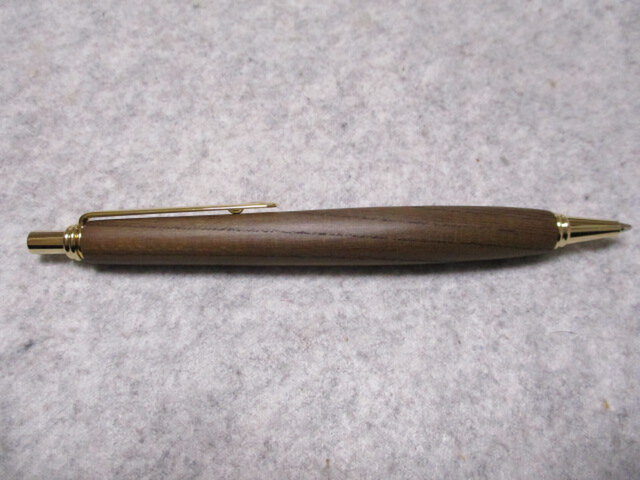 神代欅（ケヤキ） 縮み杢 鳥海山産 オイル仕上げ シャープペンシル(0.5