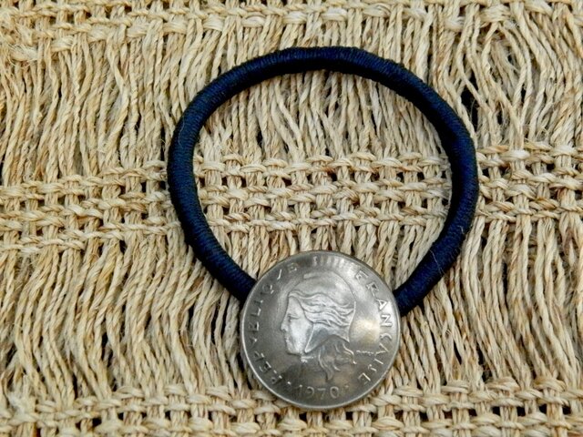 H199 New Caledonia Coin Hair Elastic | iichi 日々の暮らしを