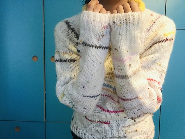 セーター 手編み 1440 | iichi 日々の暮らしを心地よくする