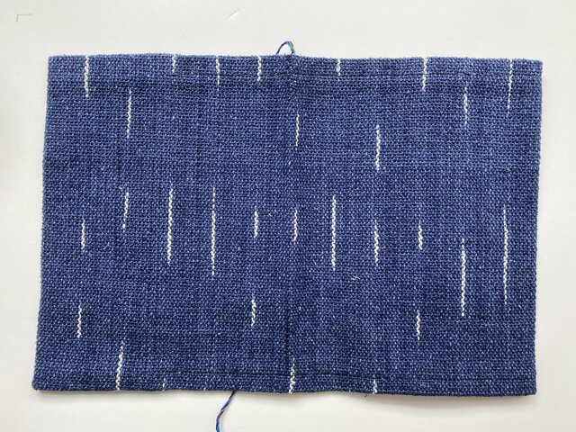 波と雲 文庫本サイズ ブックカバー ハンドメイド 3ea660f6d8f23ac342fa6a85cbe4f9