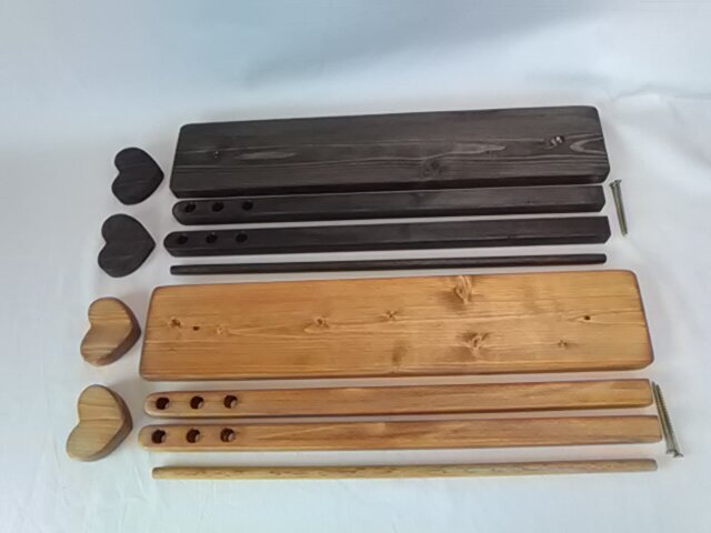 キルトスタンド(2色 高さ調整穴付 W34㎝xH40㎝）2個 組立式