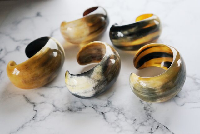 水牛角 ブレスレッド・バングル（バッファローホーン）BL001 | iichi