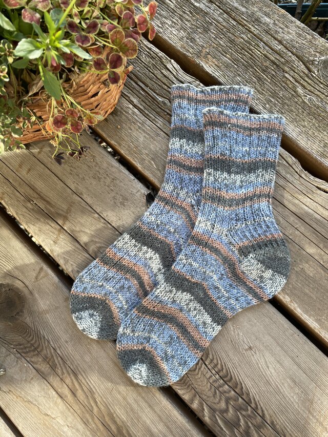 No.670 手編み靴下