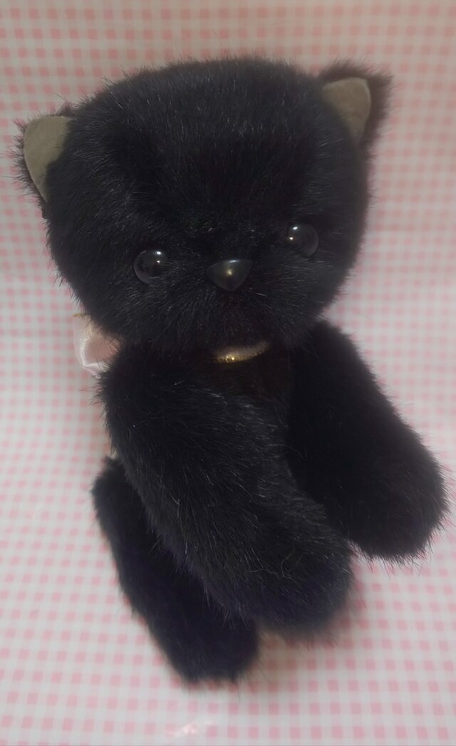 ふわふわぬいぐるみ☆黒猫ちゃん | iichi 日々の暮らしを心地よくする