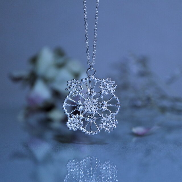 Silver necklace「Fragment of memory」の画像1枚目