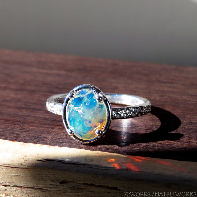 オパール リング / Ethiopian Opal Ring rc1